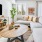 living area that includes ample seating spaces and bright lighting