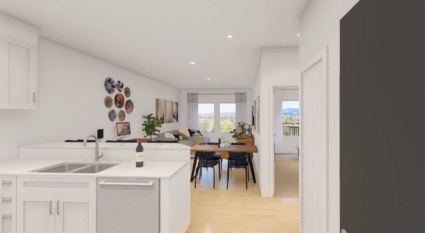 virtual tour image of kitchen